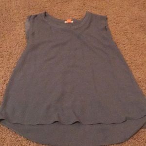 Olive green blouse,sleeveless and stylish